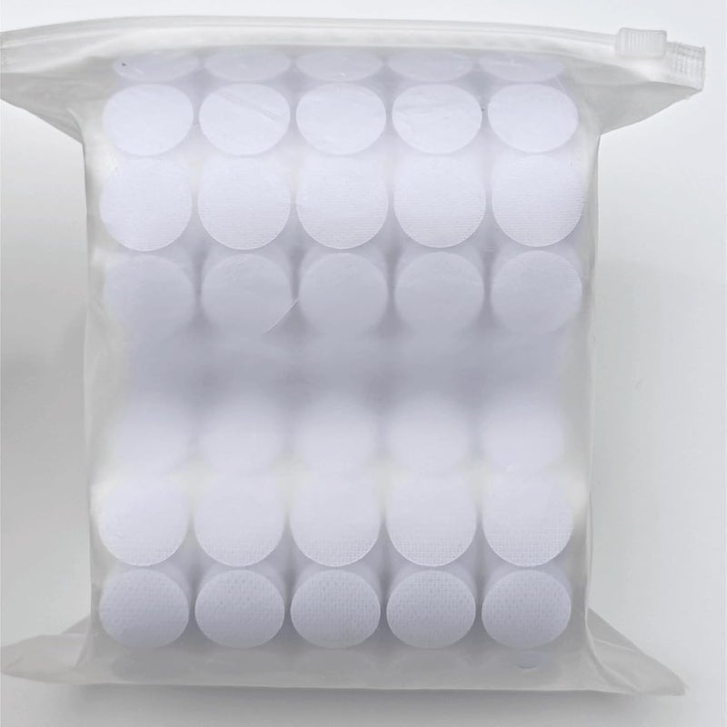 yrrBgo 1000 Pcs(500 Pairs) 0.78inch Diameter Strong Sticky Round Nylon Dots, Hook and Loop Dots with Adhesive, for Classroom, Office, Home - Image 1